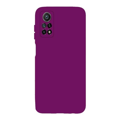 StraTG Purple Silicon Cover for Xiaomi Mi 10T / Mi 10T Pro - Slim and Protective Smartphone Case 