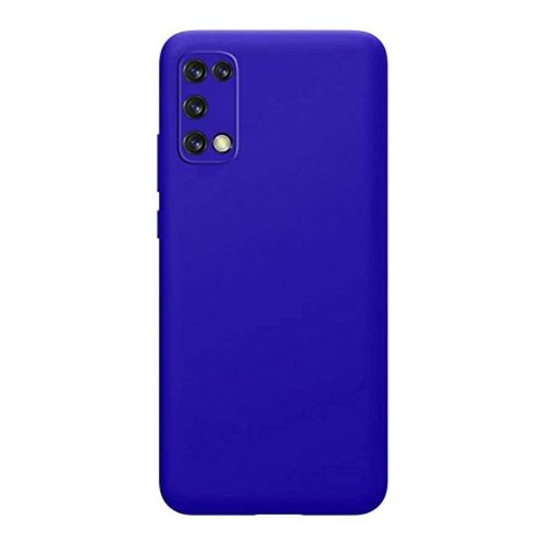 StraTG Royal Blue Silicon Cover for Oppo Realme 7 Pro - Slim and Protective Smartphone Case 