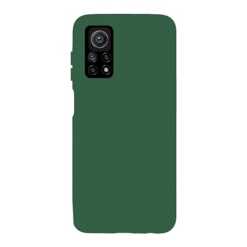 StraTG Dark Green Silicon Cover for Xiaomi Mi 10T / Mi 10T Pro - Slim and Protective Smartphone Case 