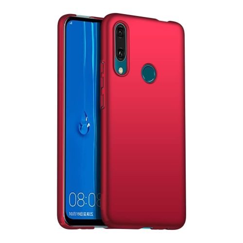 StraTG Metalic Red Silicon Cover for Huawei Y9 Prime 2019 - Slim and Protective Smartphone Case 