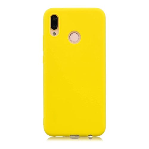 StraTG Blue Silicon Cover for Huawei Y7 2019 / Y7 Prime 2019 / Y7 Pro 2019 - Slim and Protective Smartphone Case 