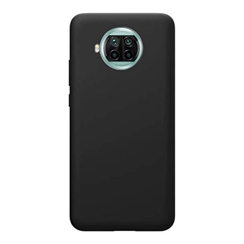 StraTG Black Silicon Cover for Xiaomi Mi 10T Lite - Slim and Protective Smartphone Case 