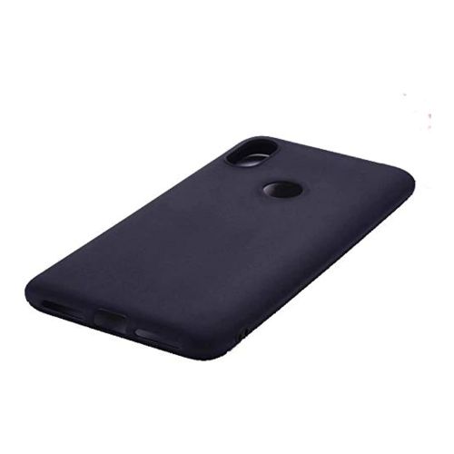 StraTG Black Silicon Cover for Huawei Y6 2019 / Y6 Pro / Y6 2019 / Honor 8A 2020 / Honor 8A Pro / Honor 8A Prime / Honor 8A Play - Slim and Protective Smartphone Case 