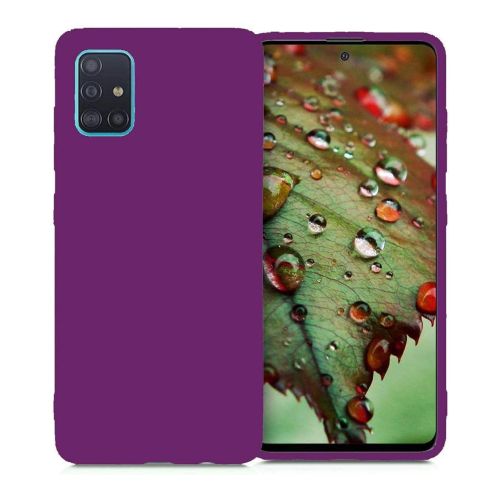 StraTG Purple Silicon Cover for Xiaomi Poco M3 - Slim and Protective Smartphone Case 