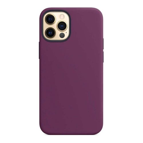 StraTG Grape Silicon Cover for iPhone 12 Pro Max - Slim and Protective Smartphone Case [Feature]