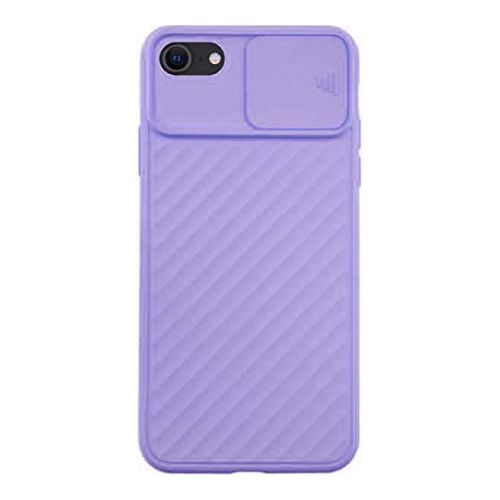 StraTG Light Purple Case with Sliding Camera Protector for iPhone 6P / 6SP / 7P / 8P - Stylish and Protective Smartphone Case