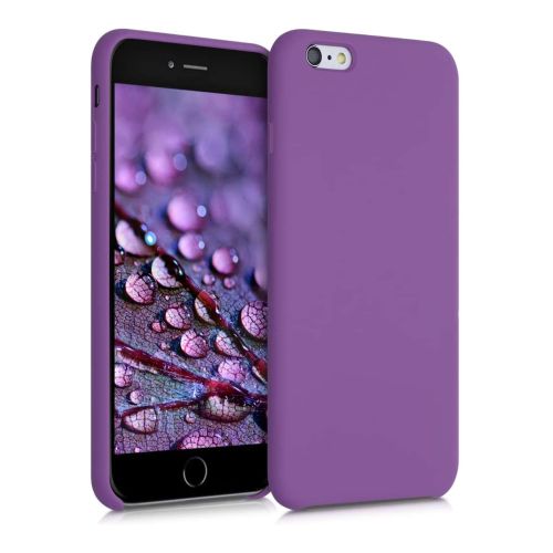 StraTG Bright Purple Silicon Cover for iPhone 6 Plus / 6S Plus - Slim and Protective Smartphone Case 