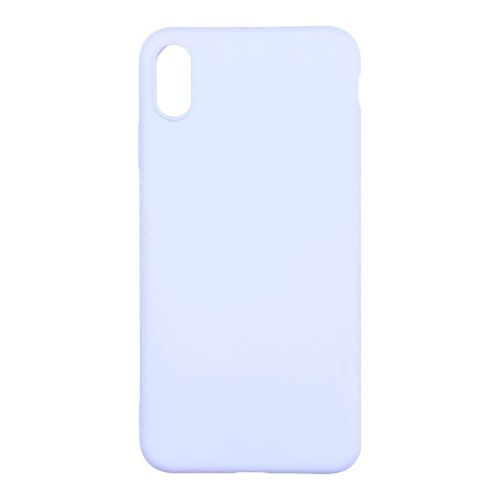 StraTG Ice Blue Silicon Cover for iPhone XS Max - Slim and Protective Smartphone Case 