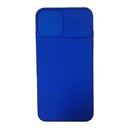 StraTG Blue Case with Sliding Camera Protector for iPhone 6P / 6SP / 7P / 8P - Stylish and Protective Smartphone Case