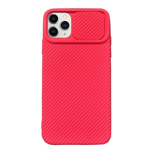 StraTG Fuchsia Case with Sliding Camera Protector for iPhone 11 Pro Max - Stylish and Protective Smartphone Case