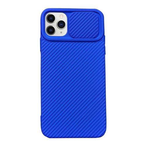 StraTG Royal Blue Case with Sliding Camera Protector for iPhone 11 Pro - Stylish and Protective Smartphone Case