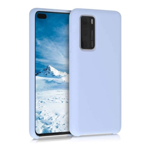 StraTG Blue Silicon Cover for Oppo Realme 7 - Slim and Protective Smartphone Case 