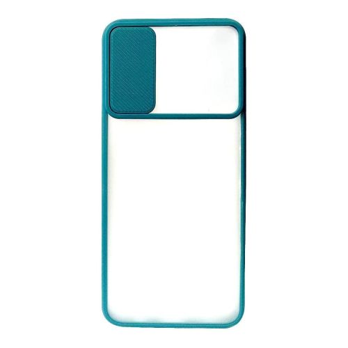 StraTG Clear and dark Green Case with Sliding Camera Protector for Infinix Hot 10 Lite / X657b / Smart 5 / X657 - Stylish and Protective Smartphone Case