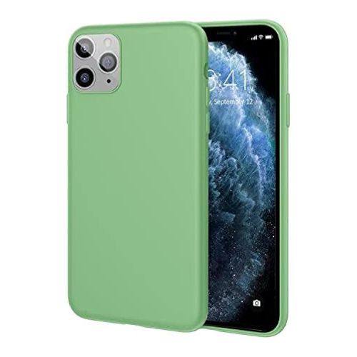 StraTG Mint Green Silicon Cover for iPhone 11 Pro Max - Slim and Protective Smartphone Case 