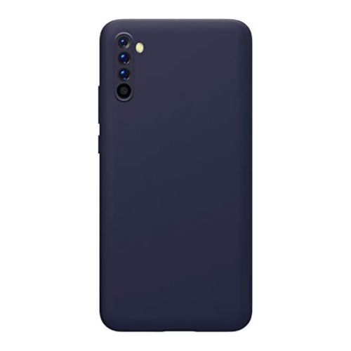 ستراتيجى جراب حماية وواقى كاميرا ازرق غامق للمحمول Oppo Realme 6 Pro