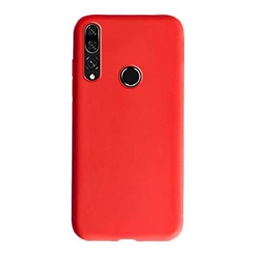 StraTG Red Silicon Cover for Huawei Y9 Prime 2019 - Slim and Protective Smartphone Case 