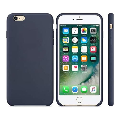 StraTG White Silicon Cover for iPhone 6 Plus / 6S Plus - Slim and Protective Smartphone Case 