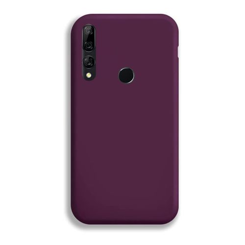 StraTG Dark Purple Silicon Cover for Huawei Y9 Prime 2019 - Slim and Protective Smartphone Case 