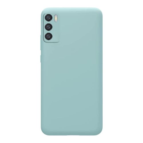 StraTG Light Blue Silicon Cover for Oppo A16 / A16S - Slim and Protective Smartphone Case with Camera Protection