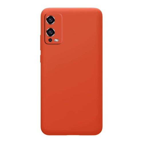 StraTG Orange Silicon Cover for Oppo A55 - Slim and Protective Smartphone Case with Camera Protection