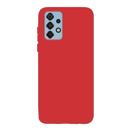 StraTG Red Silicon Cover for Samsung A72 - Slim and Protective Smartphone Case 