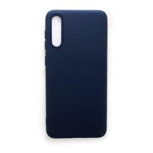 StraTG Dark Blue Silicon Cover for Samsung A30s / A50 / A50s - Slim and Protective Smartphone Case 