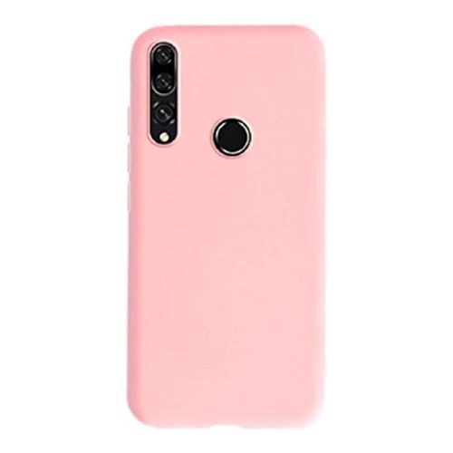 StraTG Pink Silicon Cover for Huawei Y9 Prime 2019 - Slim and Protective Smartphone Case 