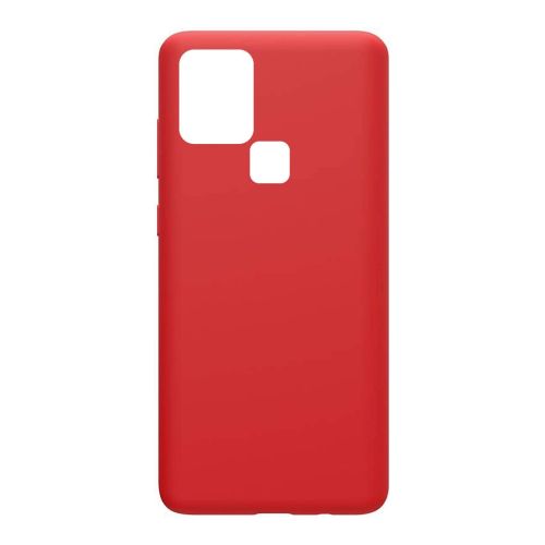 StraTG Red Silicon Cover for Infinix Hot 10 Lite / X657b / Smart 5 / X657 - Slim and Protective Smartphone Case 