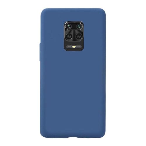 ستراتيجى جراب حماية سيليكون ازرق للمحمول Xiaomi Redmi Note 9s/Note 9 Pro Max/ Note 9 Pro