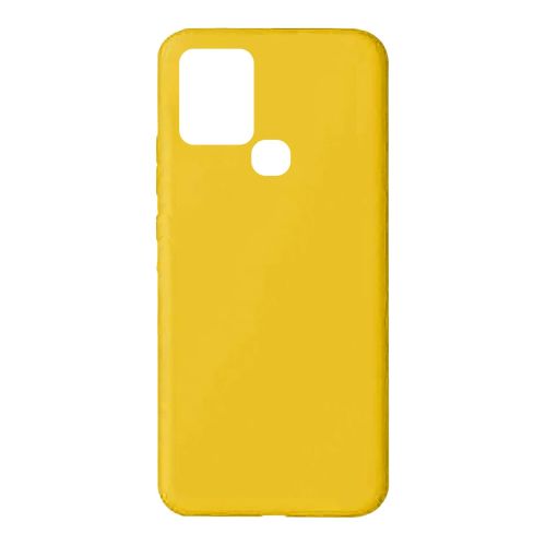 StraTG Yellow Silicon Cover for Infinix Hot 10 Lite / X657b / Smart 5 / X657 - Slim and Protective Smartphone Case 