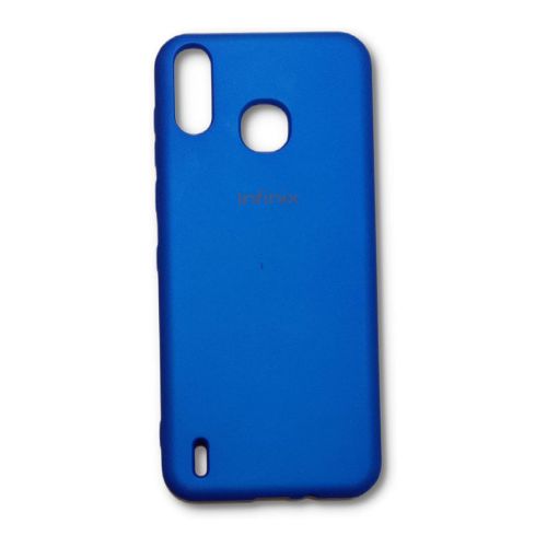 StraTG Royal Blue Silicon Cover for Infinix Smart 4 X653 - Slim and Protective Smartphone Case 