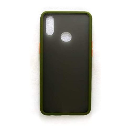 StraTG Dark Green Silicon Cover for Samsung A10s - Slim and Protective Smartphone Case 