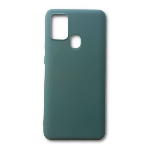 StraTG Cactus Green Silicon Cover for Samsung A21S - Slim and Protective Smartphone Case 
