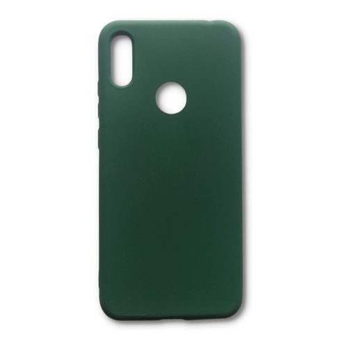 StraTG Dark Green Silicon Cover for Huawei Y6 2019 / Y6 Pro / Y6 2019 / Honor 8A 2020 / Honor 8A Pro / Honor 8A Prime / Honor 8A Play - Slim and Protective Smartphone Case 