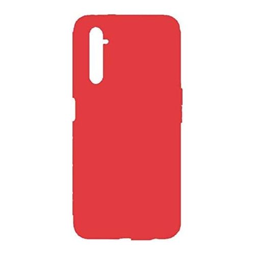 StraTG Red Silicon Cover for Oppo Realme 6 / Realme 6S - Slim and Protective Smartphone Case 