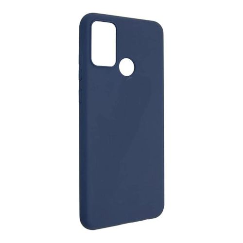 StraTG Dark Blue Silicon Cover for Infinix Smart HD 2021 X612b - Slim and Protective Smartphone Case 