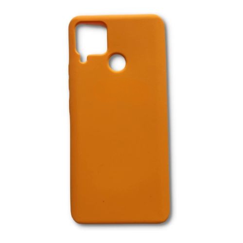 StraTG Mustard Silicon Cover for Realme C15 / C12 / Narzo 20 - Slim and Protective Smartphone Case 