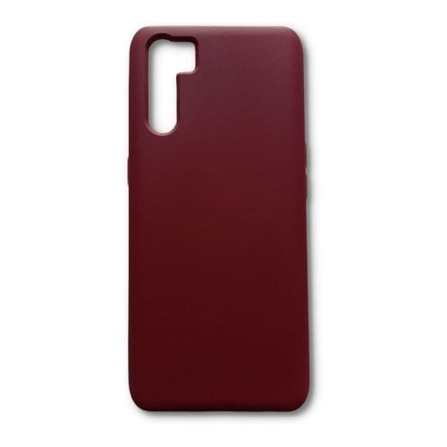 StraTG Red Fix Silicon Cover for Oppo Reno 3 - Slim and Protective Smartphone Case 