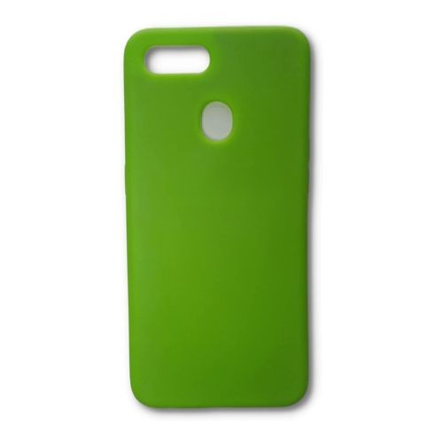StraTG Green Silicon Cover for Oppo F9 / F9 Pro / Oppo A7x / Realme U1 / Realme 2 Pro - Slim and Protective Smartphone Case 