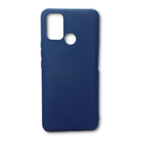 StraTG Blue Silicon Cover for Oppo A32 / A33 / A53 - Slim and Protective Smartphone Case 