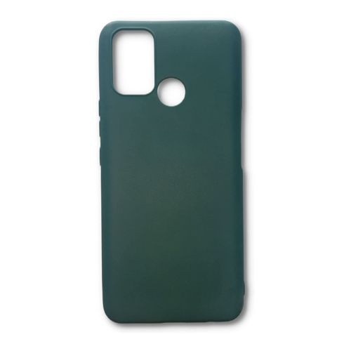 StraTG Dark Green Silicon Cover for Oppo A32 / A33 / A53 - Slim and Protective Smartphone Case 
