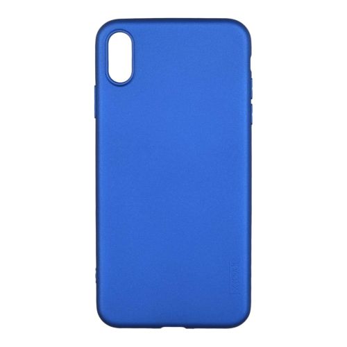 StraTG Royal Blue Silicon Cover for iPhone X / XS - Slim and Protective Smartphone Case 