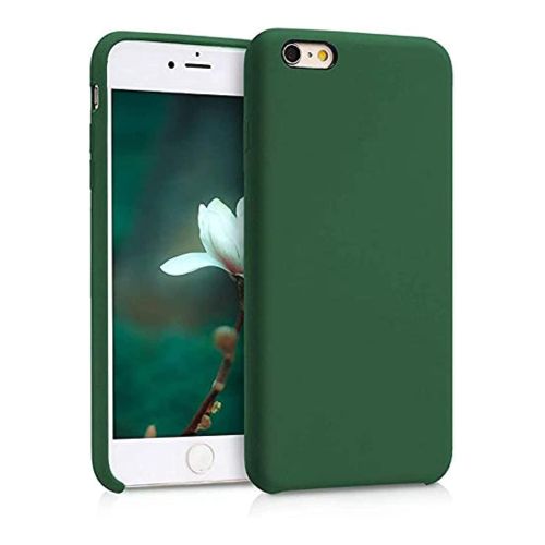 StraTG Dark Green Silicon Cover for iPhone 6 / 6S - Slim and Protective Smartphone Case 