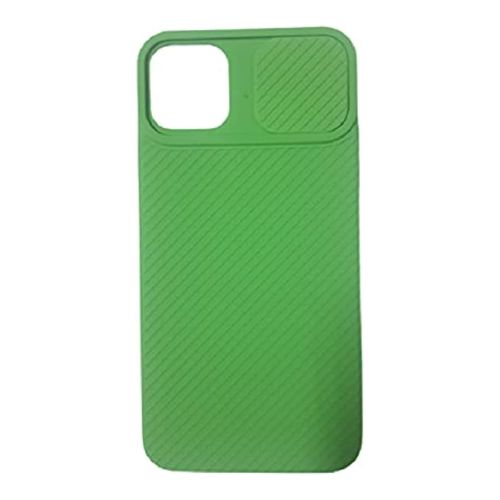 StraTG Green Case with Sliding Camera Protector for iPhone 12 Pro Max - Stylish and Protective Smartphone Case