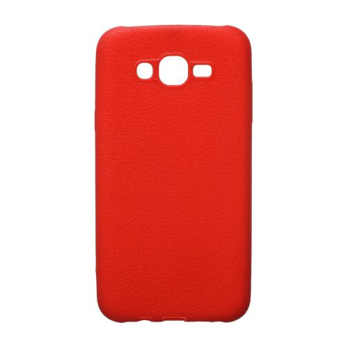 StraTG Red Silicon Cover for Samsung J7 - Slim and Protective Smartphone Case 