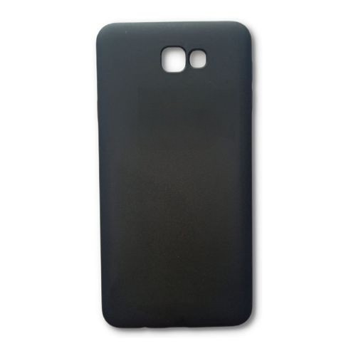 StraTG Black Silicon Cover for Samsung J7 Prime - Slim and Protective Smartphone Case 