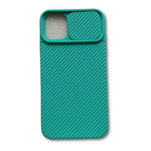 StraTG Turquoise Case with Sliding Camera Protector for iPhone 11 - Stylish and Protective Smartphone Case