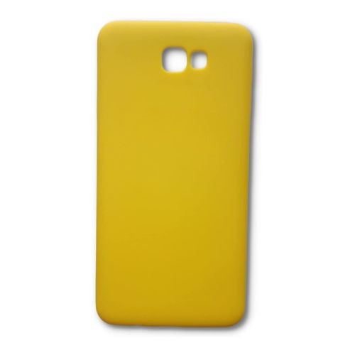 StraTG Yellow Silicon Cover for Samsung J7 Prime - Slim and Protective Smartphone Case 