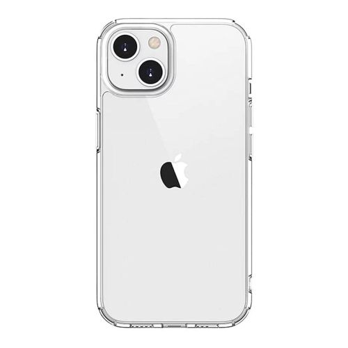 StraTG Transparent Silicon Cover for iPhone 13 - Slim and Protective Smartphone Case 