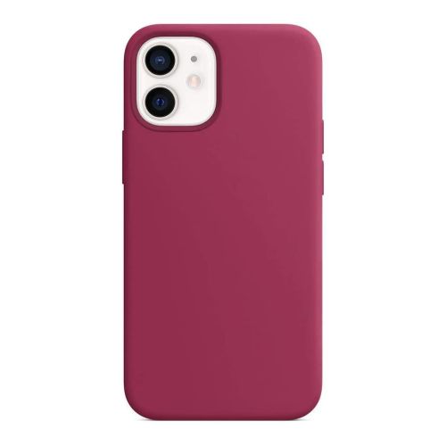 StraTG Purple Silicon Cover for iPhone 12 / 12 Pro - Slim and Protective Smartphone Case [Feature]